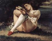 Gustave Courbet Woman with White Stockings Spain oil painting artist